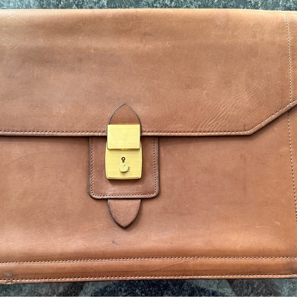 Brown Leather Portfolio